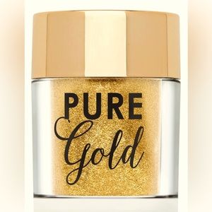 Too Faced Pure Gold Ultra Fine Face and body Glitter.Infused with Real Gold. New